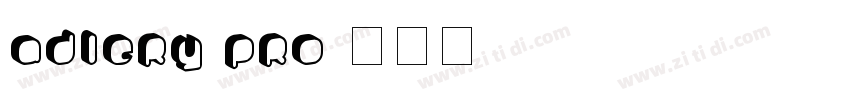 Adlery Pro字体转换